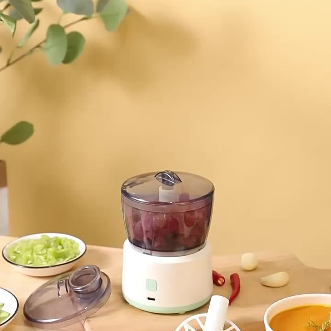 Mini Food Wireless Processor Grinder Chopper