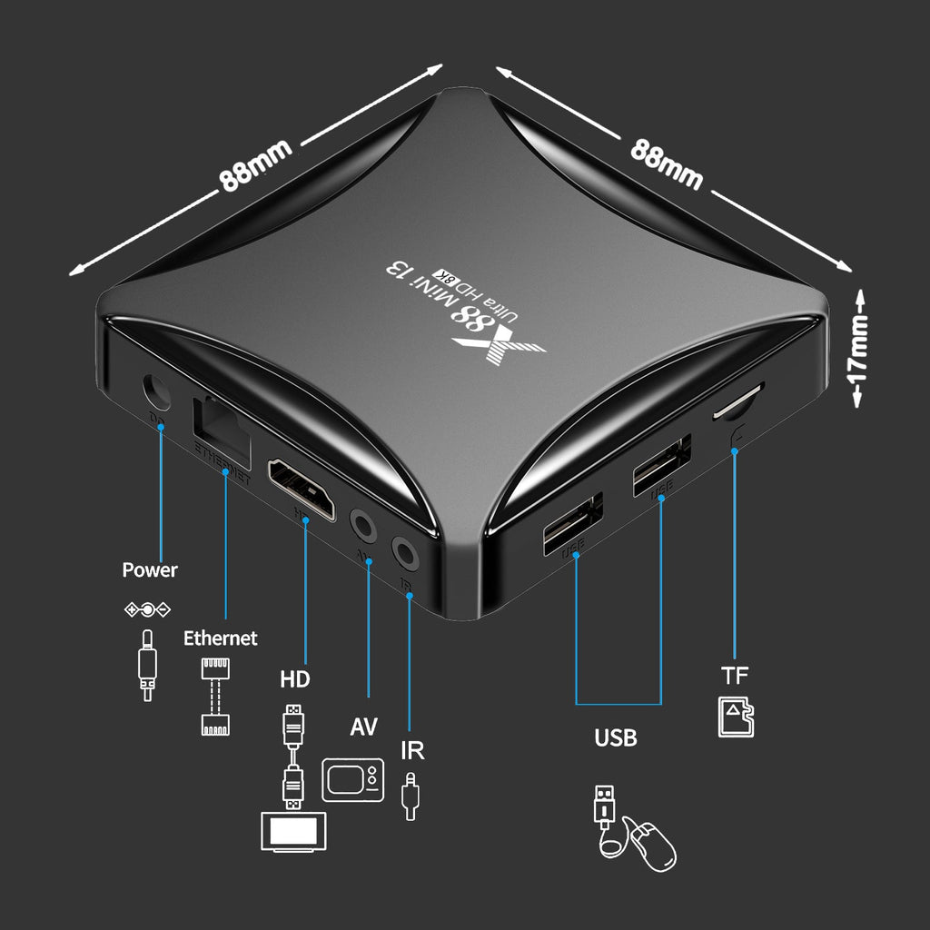 Android Dual-band Wireless Network Set-top Box