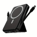 NNETM 10000mAh Magnetic Power Bank – Wireless Charging with Stand & LED Indicator