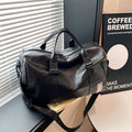 Large Capacity Fitness Soft Leather Textured Independent Shoe Warehouse Travel Bag