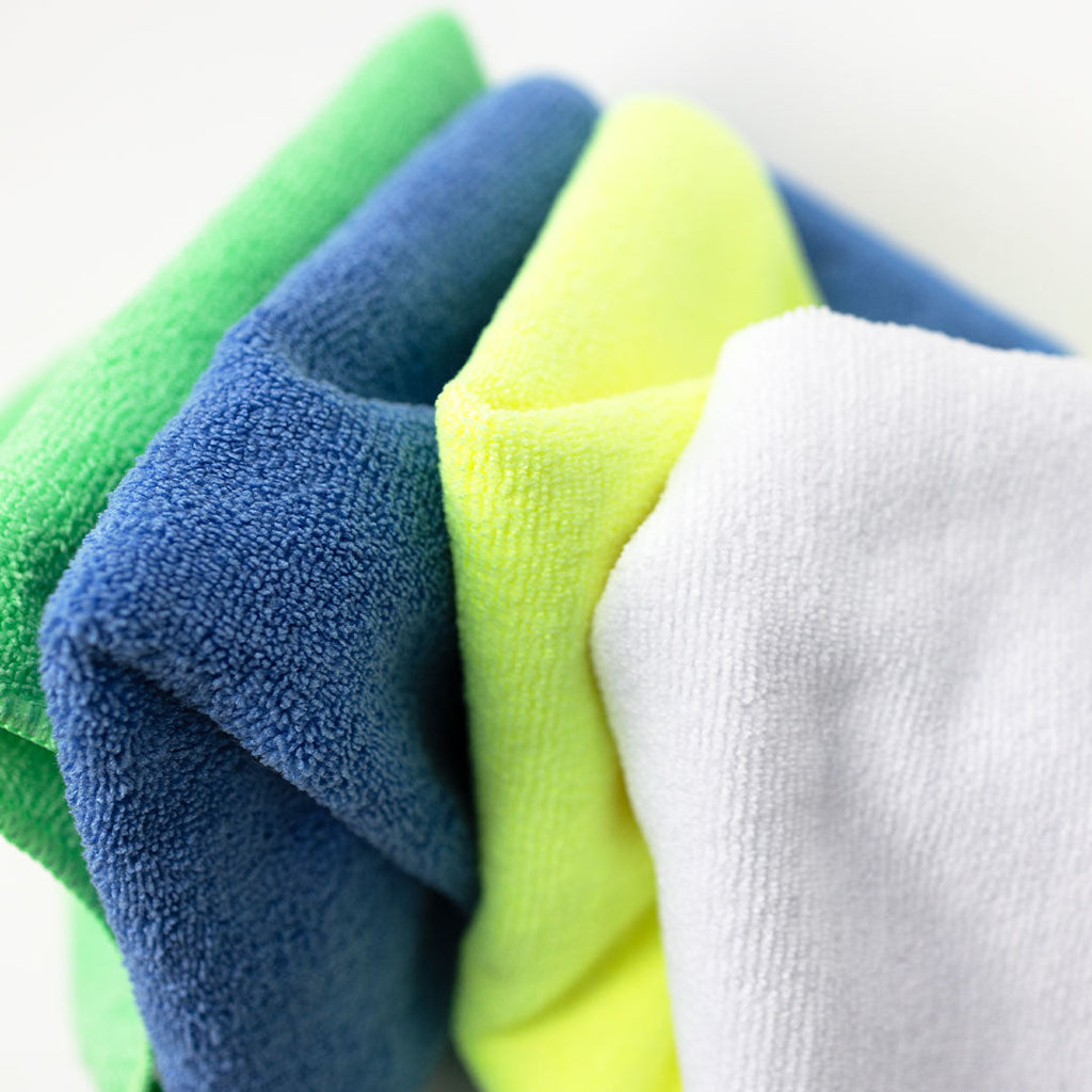 380GSM Premium Multipurpose Microfiber Cleaning Towel - 50 Pack