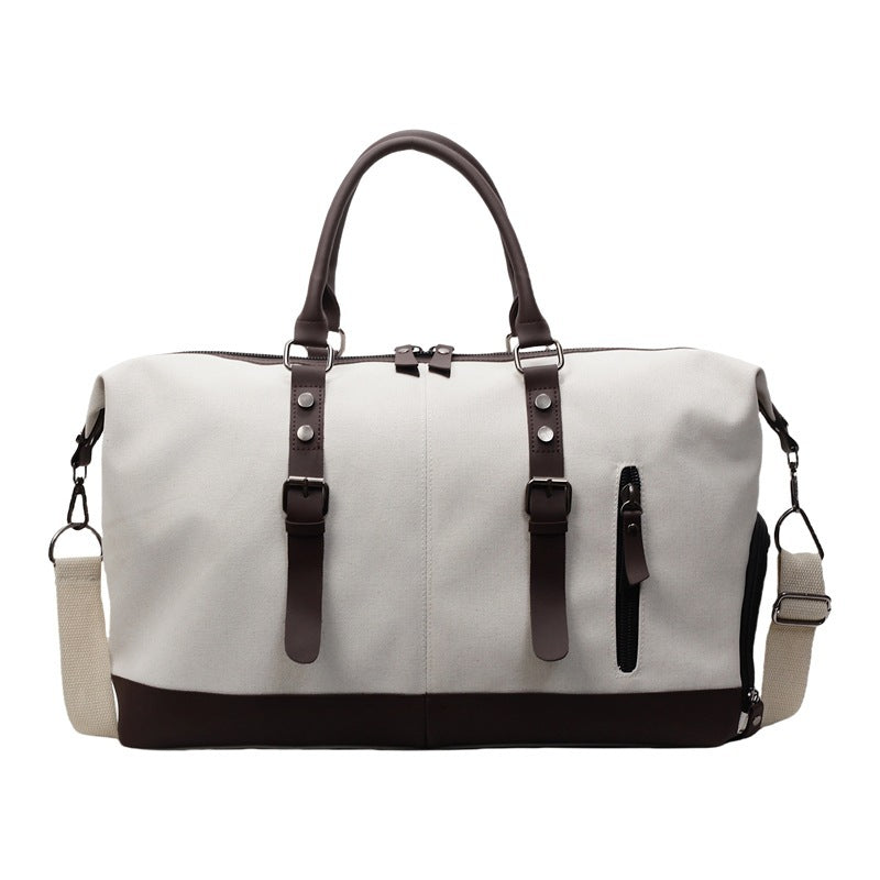 Outdoor Dry Wet Separation Canvas Fitness Travel Bag