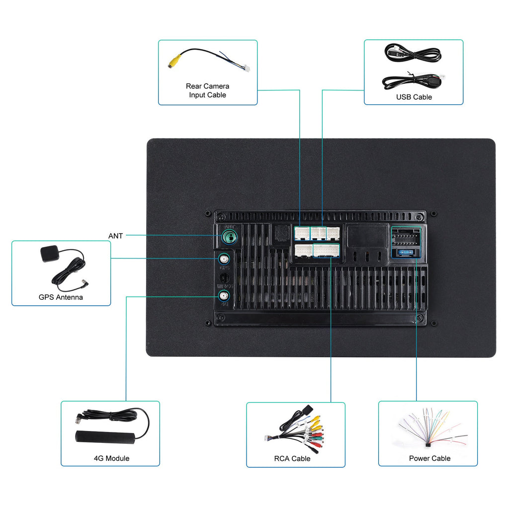 131-inch Android Large Screen Navigation Device With Universal Map APKCarplayreversing Image