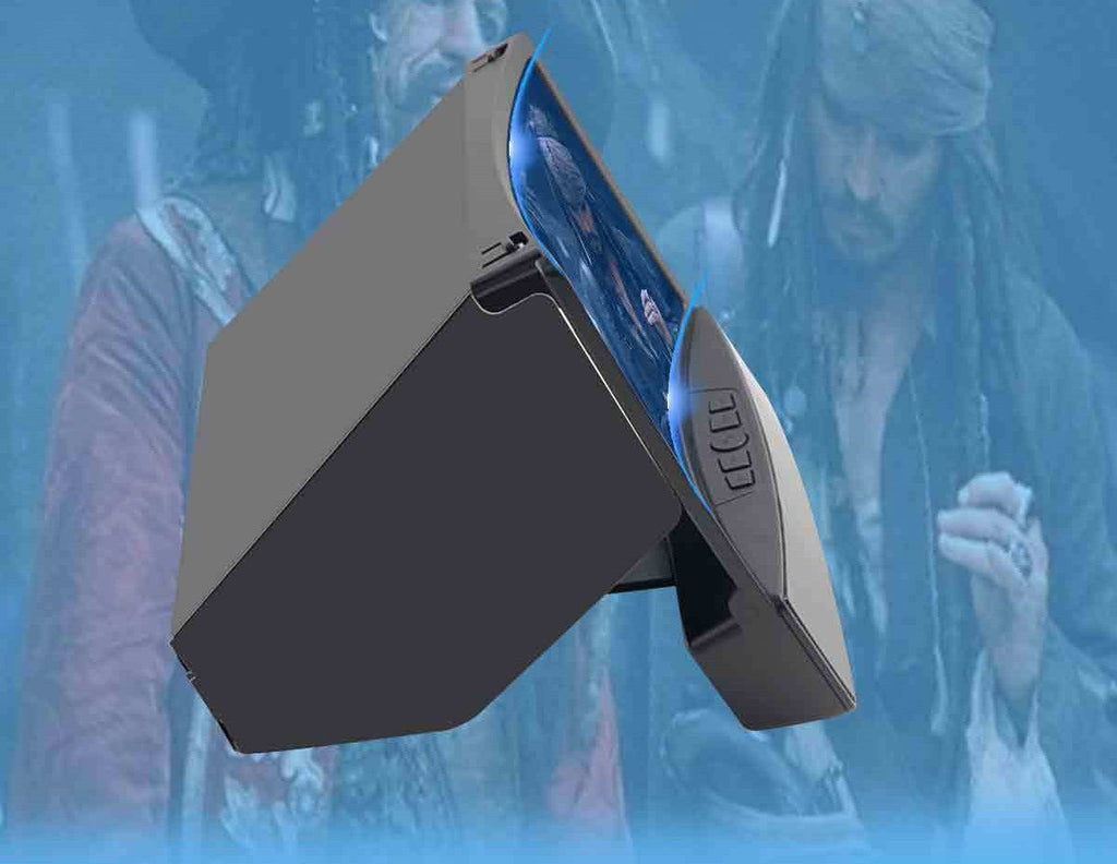 10 Inch Curved Screen Mobile Phone Screen Magnifier with Two Bluetooth Speaker
