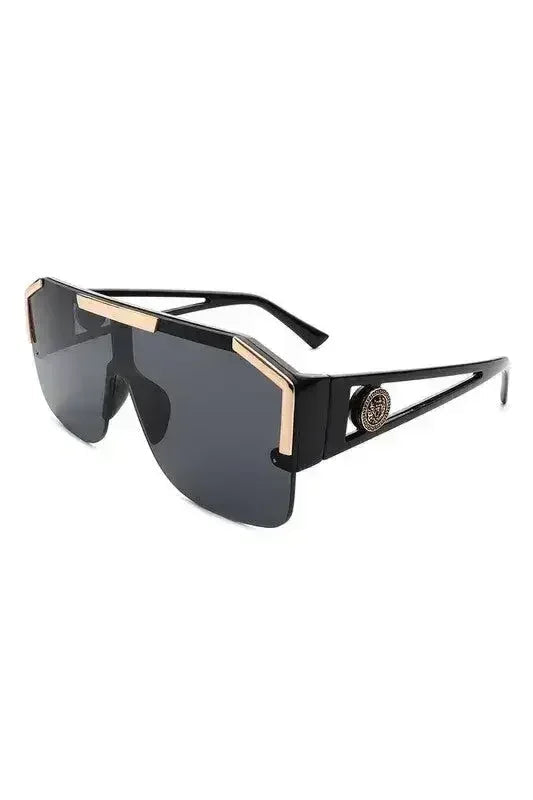 Square Oversize Retro Sunglasses - 100% UV Protection | Femstylo