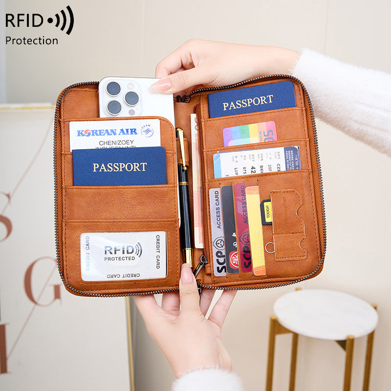 Fashion Personality And Versatility Passport Wallet