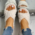 Fashion Plus Size New Pure Color Plush Drag