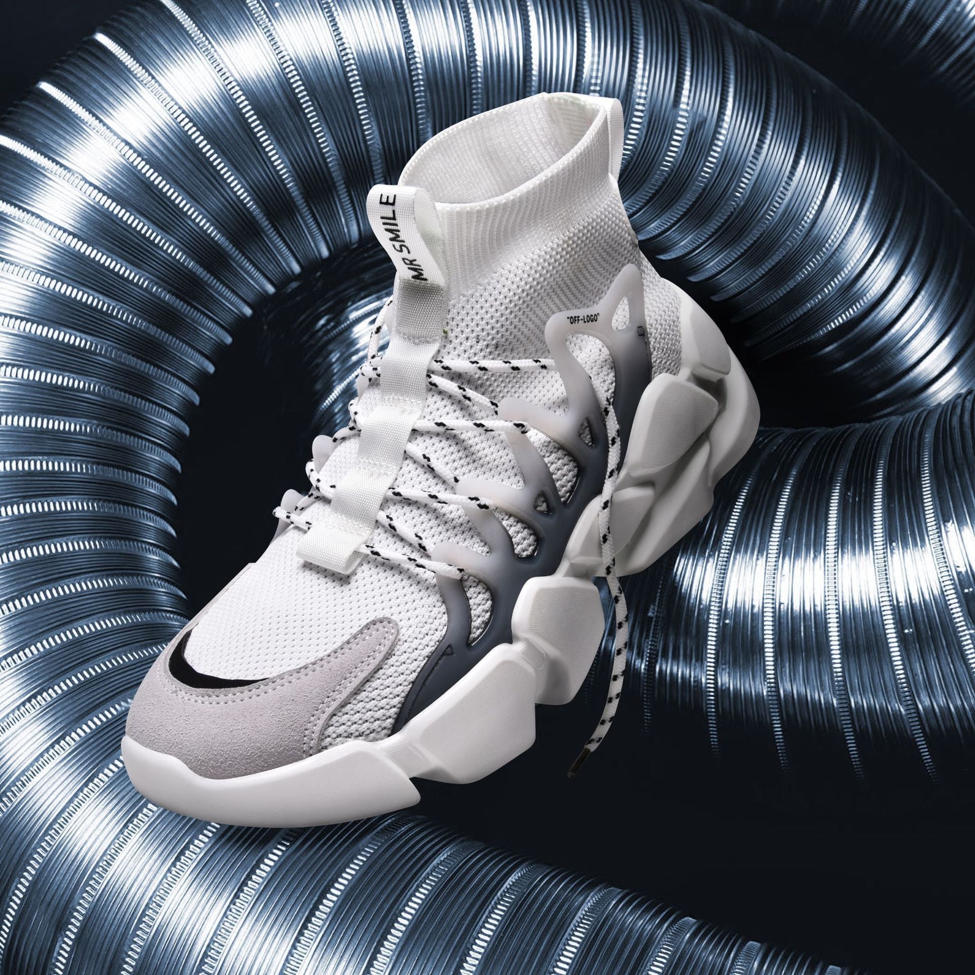 Socks Shoes Men'S Sports Shoes Korean Version Of Flying Shoes Men'S Running Shoes Men'S Shoes Breathable Old Shoes