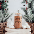 17oz Glass Tumbler With Bamboo Lid, 2 Stainless Straws And Straw Cleaner