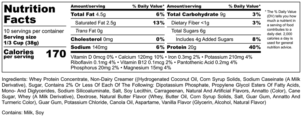 Hi-West Vanilla Protein Smoothy
