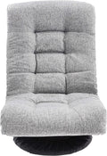 Grey Adjustable Swivel Ergonomic Headrest Lounge Chair