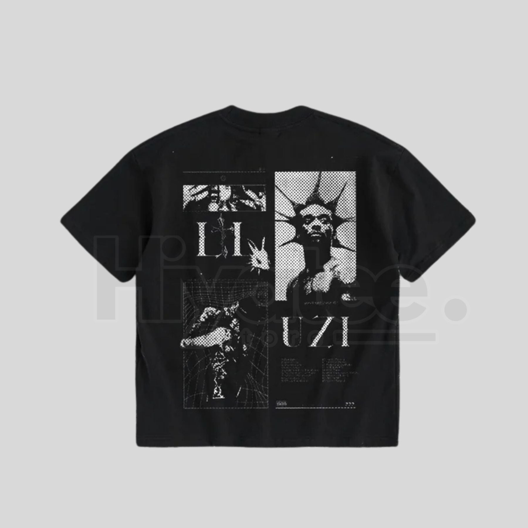 MONO "Uziii" Double-Sided Heavy Cotton Graphic Tee – Vintage Rap & Hip Hop Streetwear