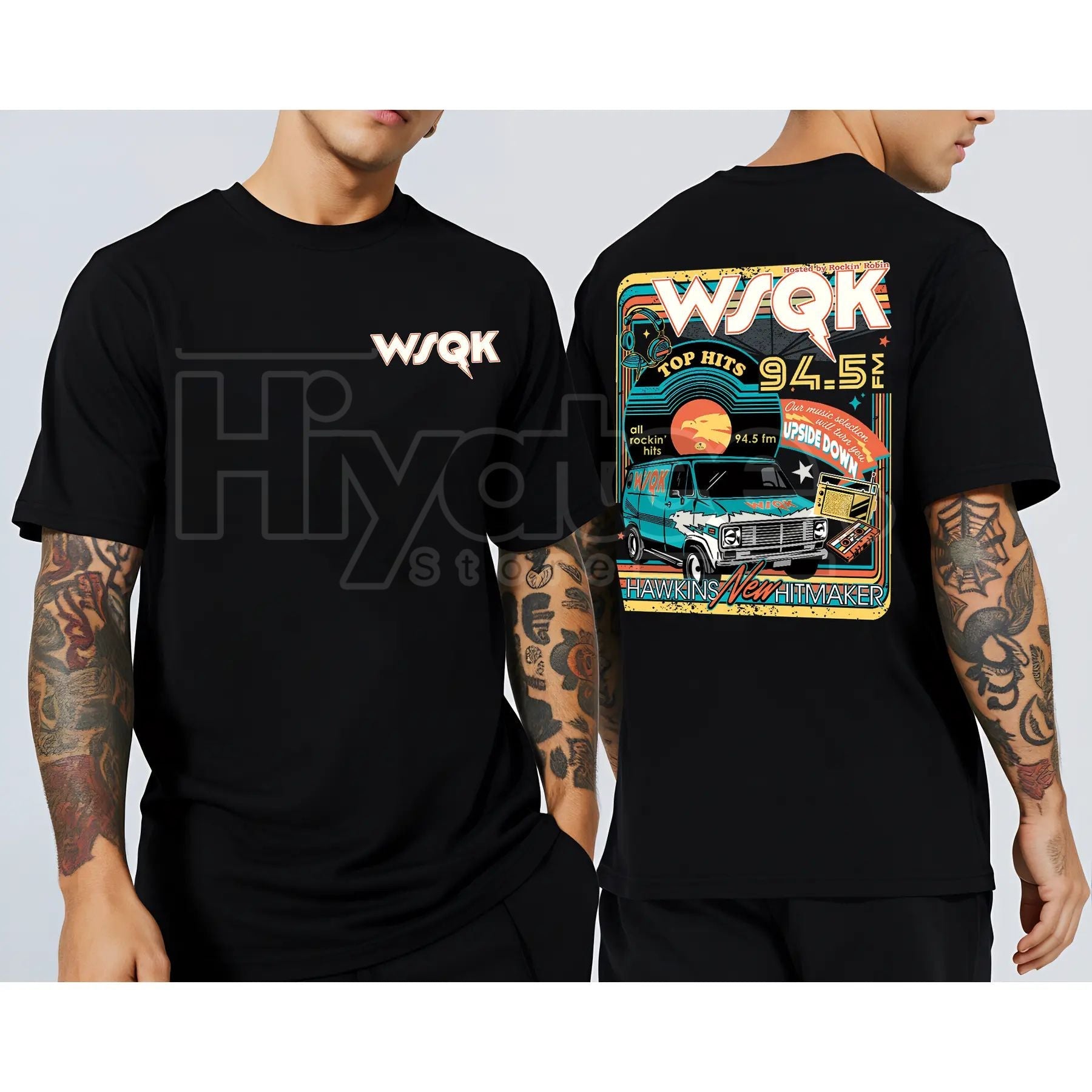 WSQK Hawkins Hellfire Club Tee – Funny Valentine Gift for Couples & Fans