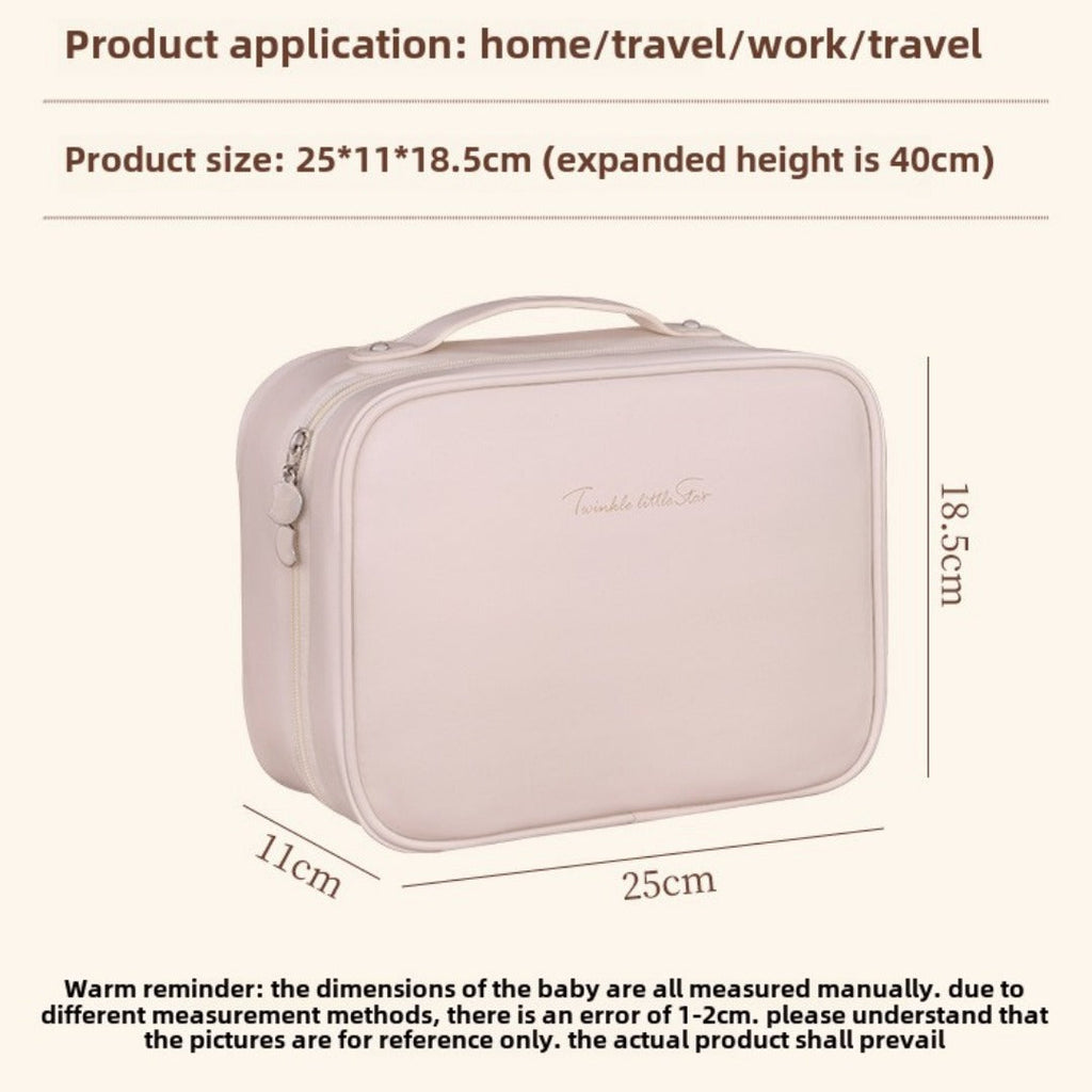 Multifunctional cosmetic bag, large capacity waterproof cosmetic bag, storage bag, makeup bag organizer,Makeup bag with compartments,