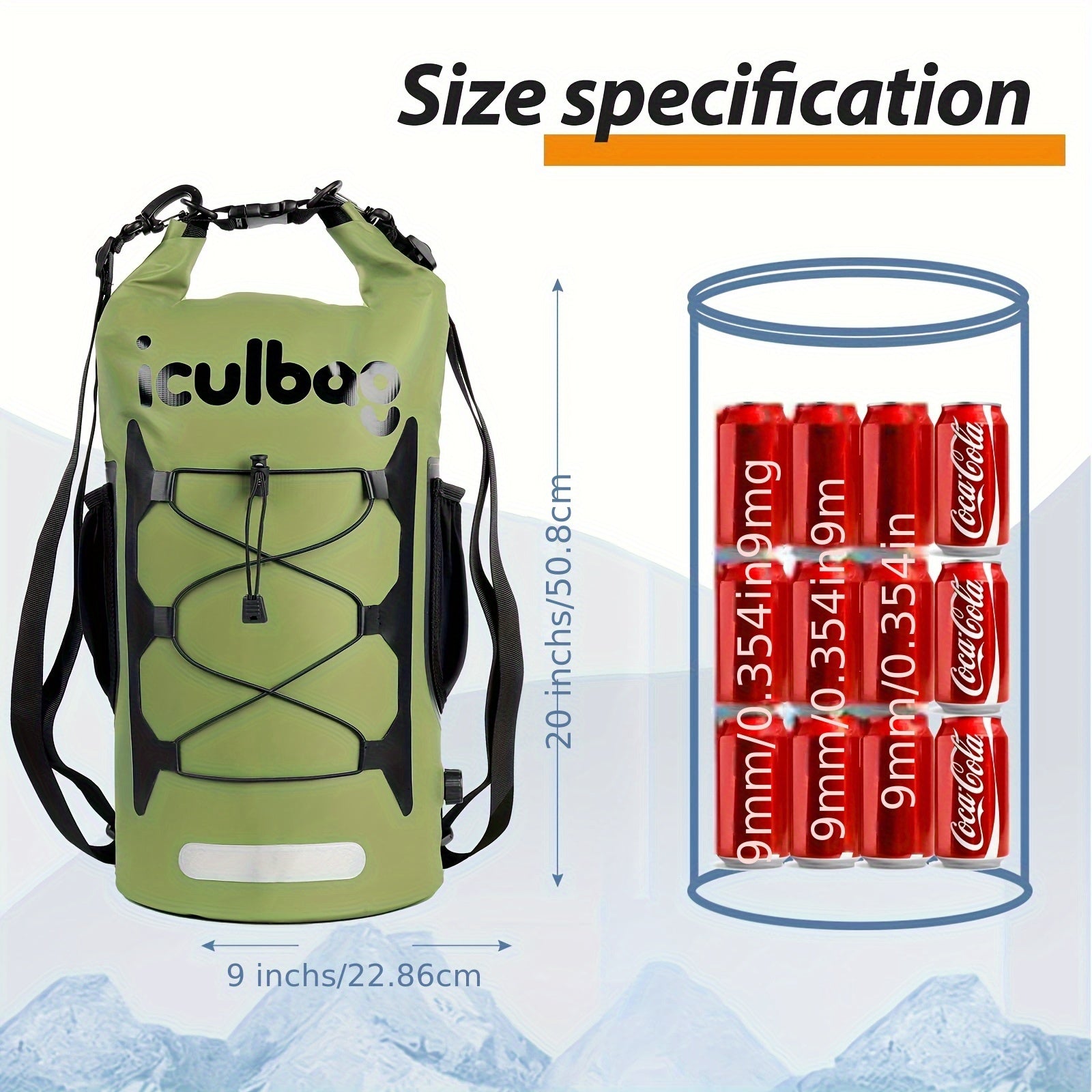 NNETM Cooler Backpack for Travel & Outdoors