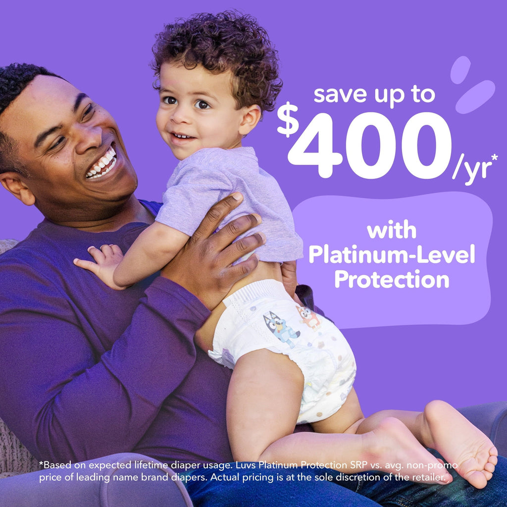 Luvs Platinum Protection Baby Diapers Size 2, 104 Count