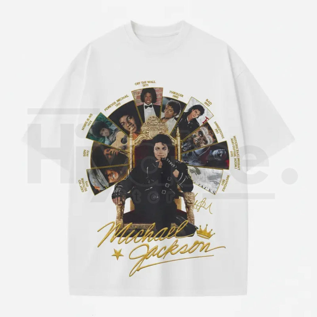 "Michael Jackson Retro" – Vintage King of Pop Unisex Graphic Top