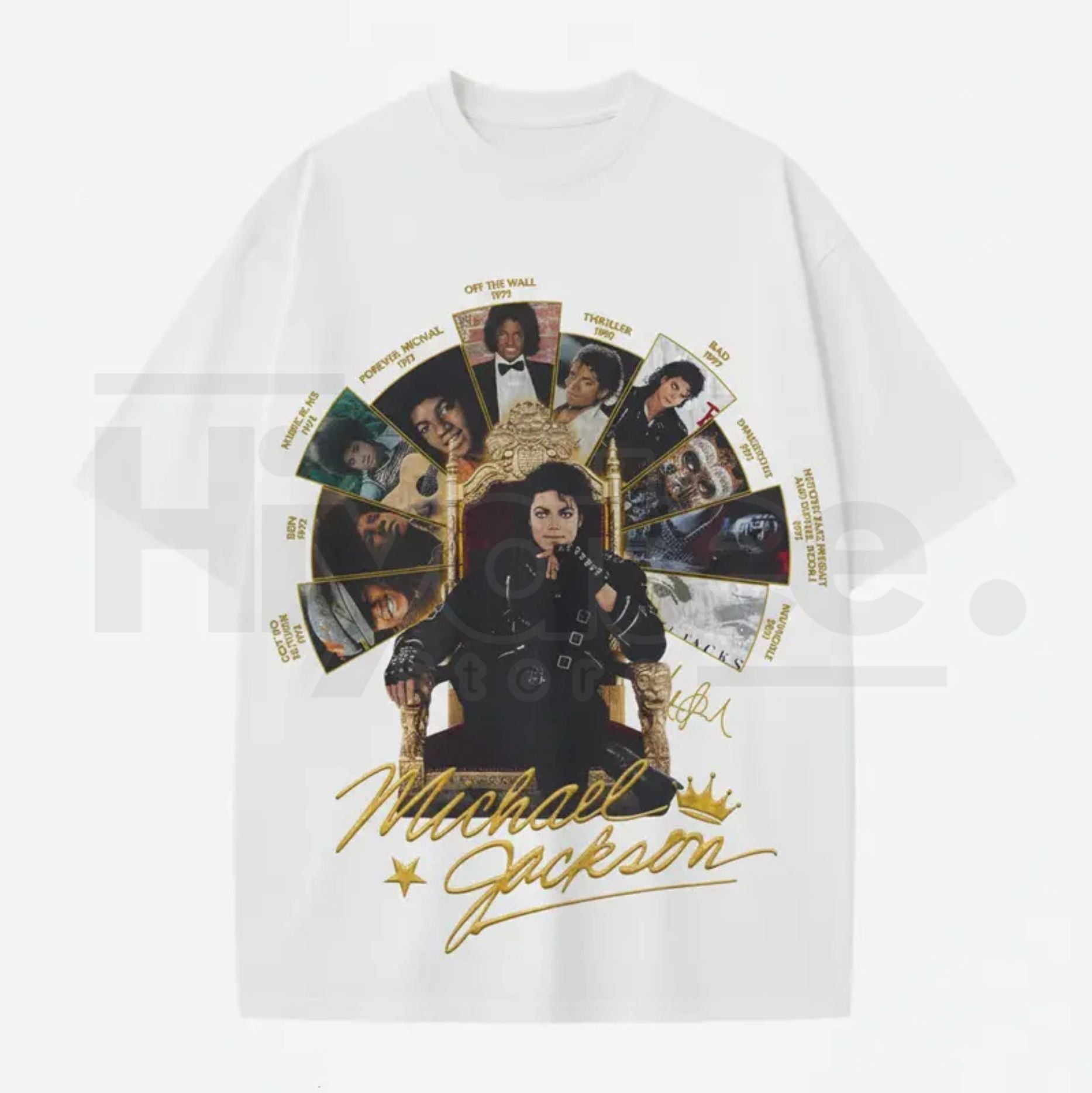 "Michael Jackson Retro" – Vintage King of Pop Unisex Graphic Top