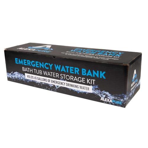 Emergency Water Bank Storage With Pump, Heavy Duty, 65-Gallon, Easy To Use - NEW