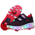Rechargeable two-wheeled light shoes