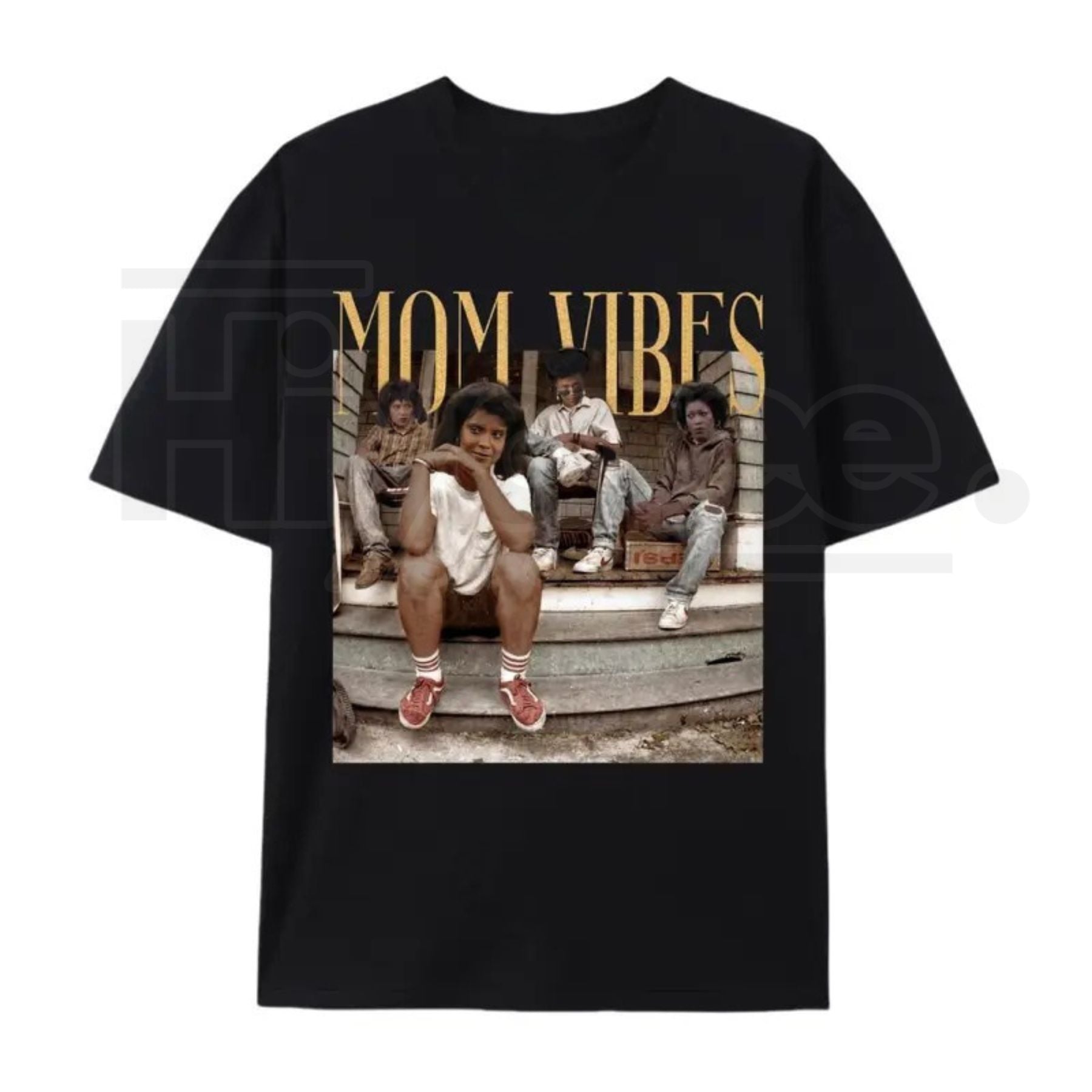 "Mom Vibes" – Vintage 90s Nostalgia Retro Motherhood Graphic Top