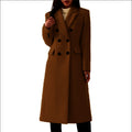 New AutumnWinter Simple Womens Wool Coat