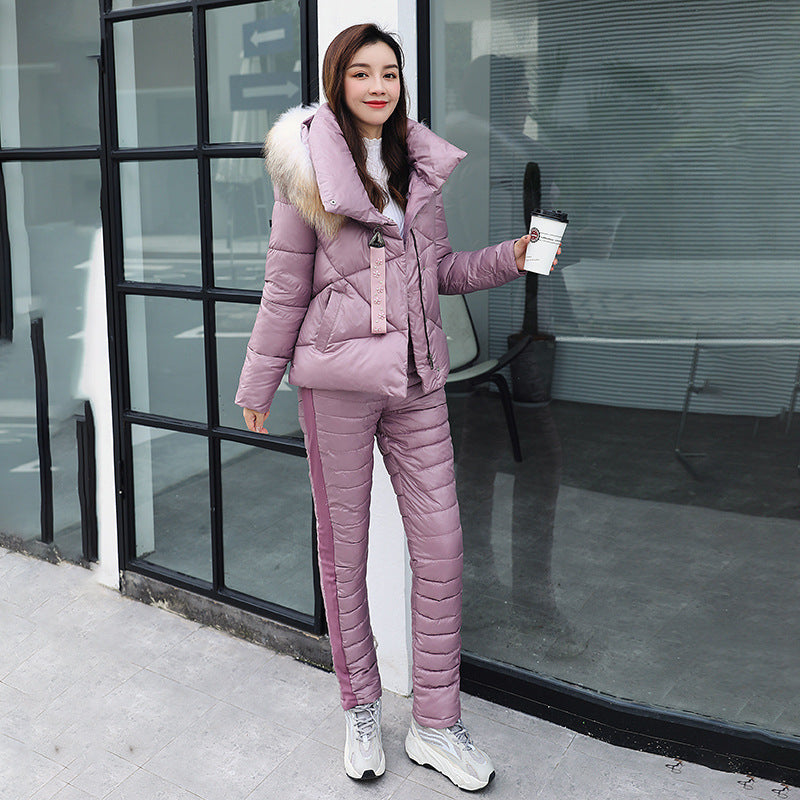 Women's Winter Jacket Thick Short Padded Coat