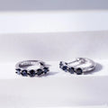 3mm Black Moissanite Stud Earrings 925 Sterling Silver Certified Gift