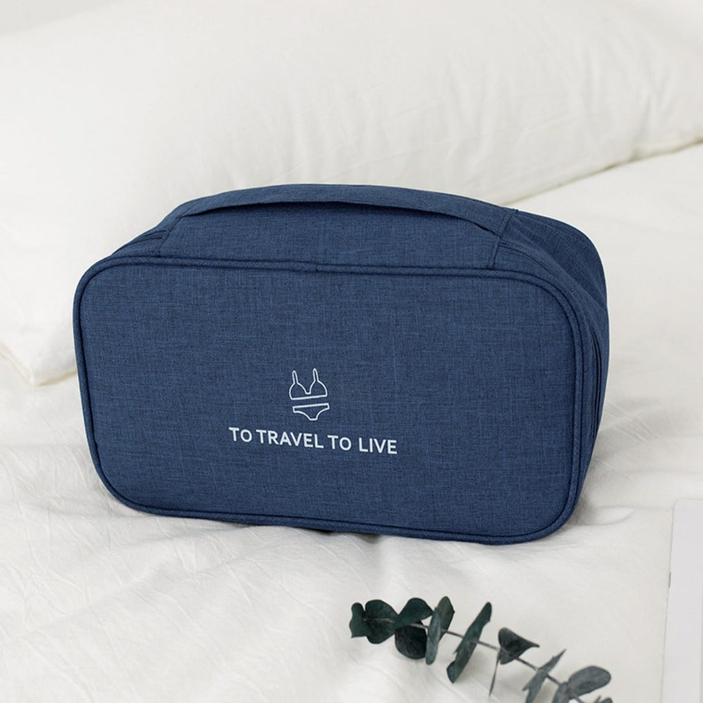 Oxford cloth underwear and socks storage bag, modern simple and fashionable large-capacity convenient finishing bag, underwear storage bag