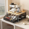 Modern Kitchen Microwave Shelf – Space-Saving Countertop Storage for Appliances, Elegant Design