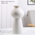 Home Decoration Ceramic Vase Dried Flower Arrangement Vase Starry Sky Minimalist Creative Decoration White Living Room