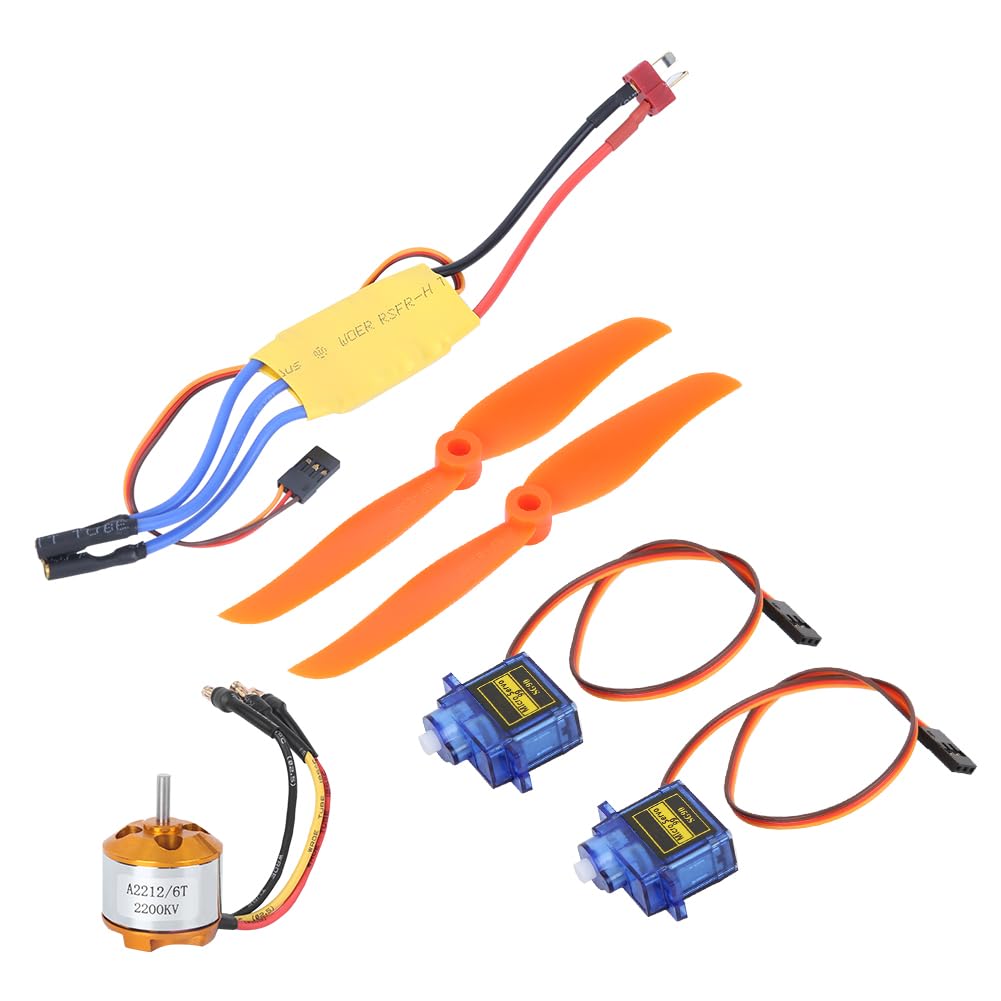 Premium RC A2212 2200KV Brushless Motor, New 30A ESC Electric Speed Controller