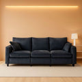 Grey Power Reclining Sofa With Ultraadjustable Headrest