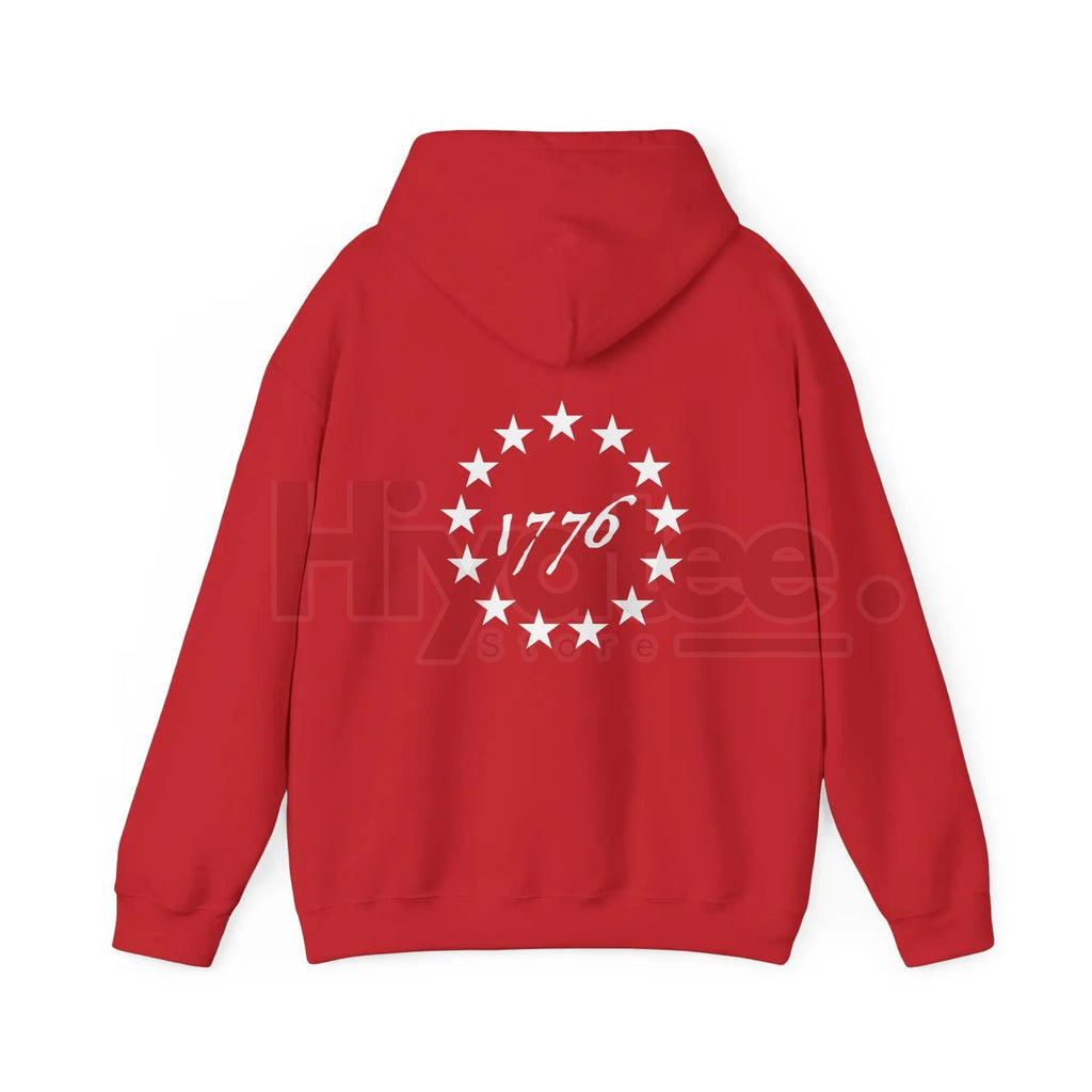 "0 Lib" Funny Christmas Hoodie – Conservative Dad Gift