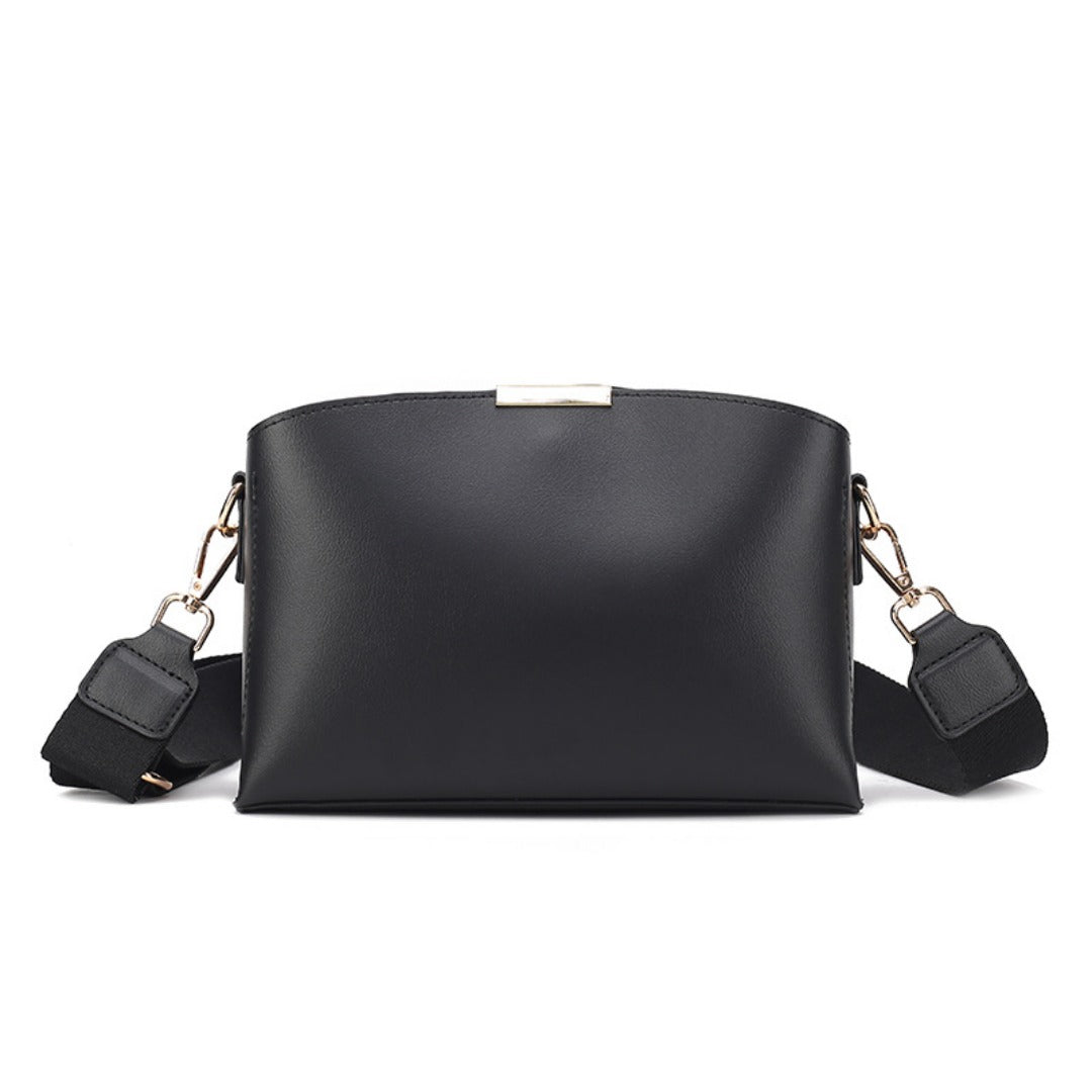 Elegant Women's Wide Shoulder Strap Shell Bag - Stylish & Functional Small Crossbody Bag