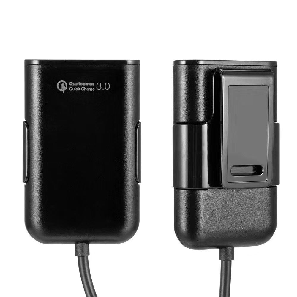 Multi-port Car Rear Seat With Wire Fast Charging