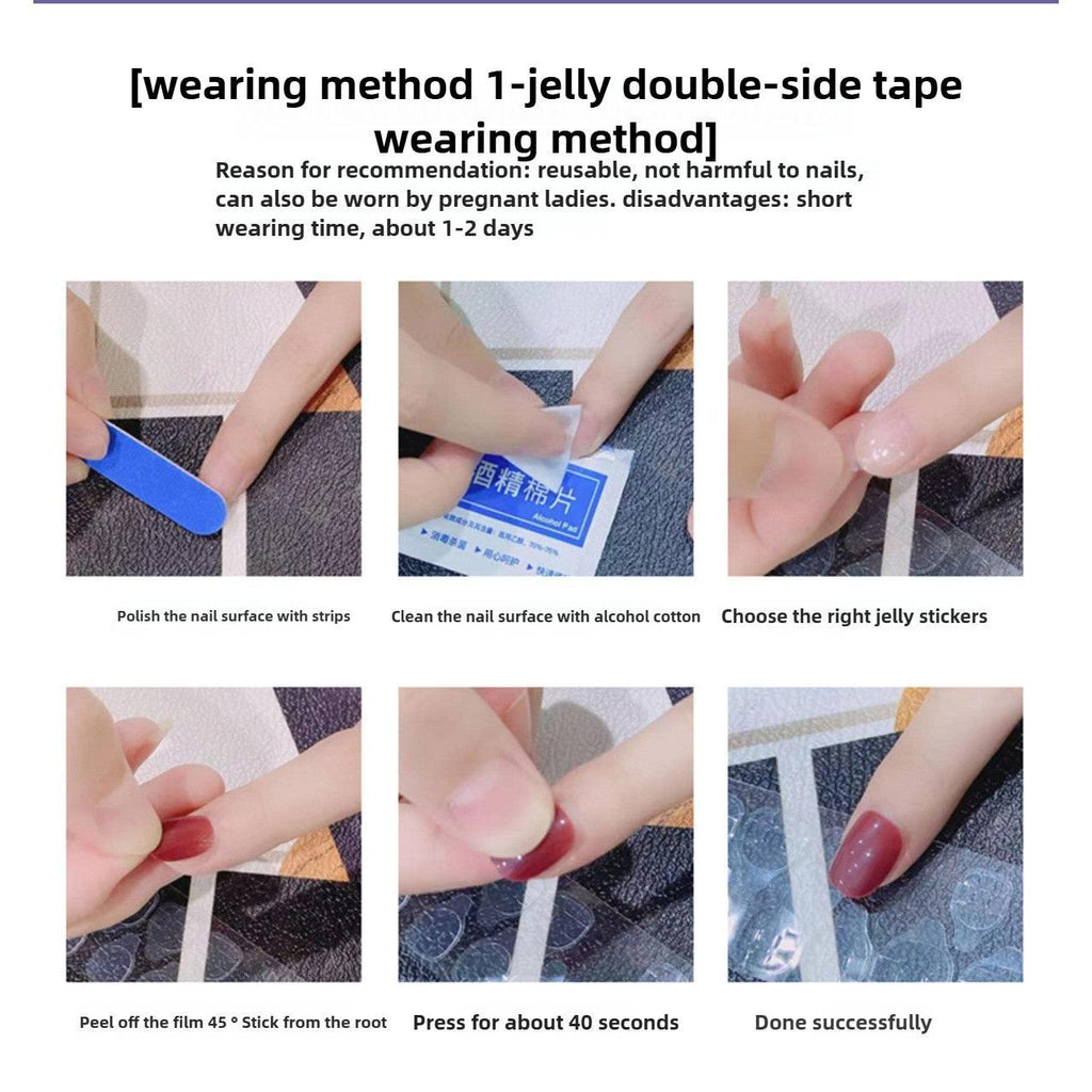 1047- Handmade press on nails fake nails removable Handmade Drawing Nails