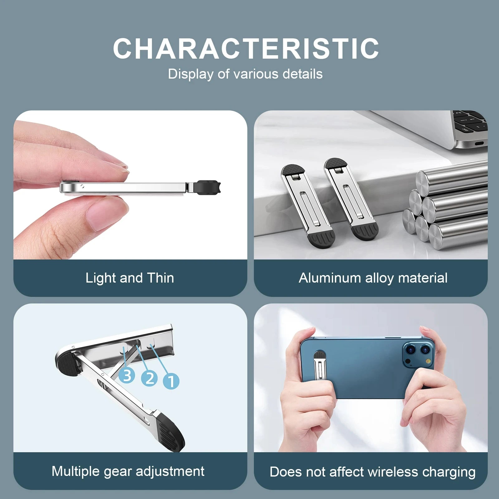 Laptop and tablet support suspended elevated ultra-thin folding lifting and cooling bracket