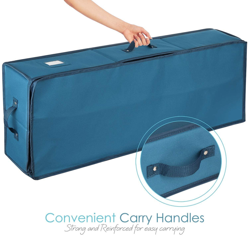 Wrapping Paper Organizer Storage Containers, w/ Pockets - Rolls, Ribbons, & Bows