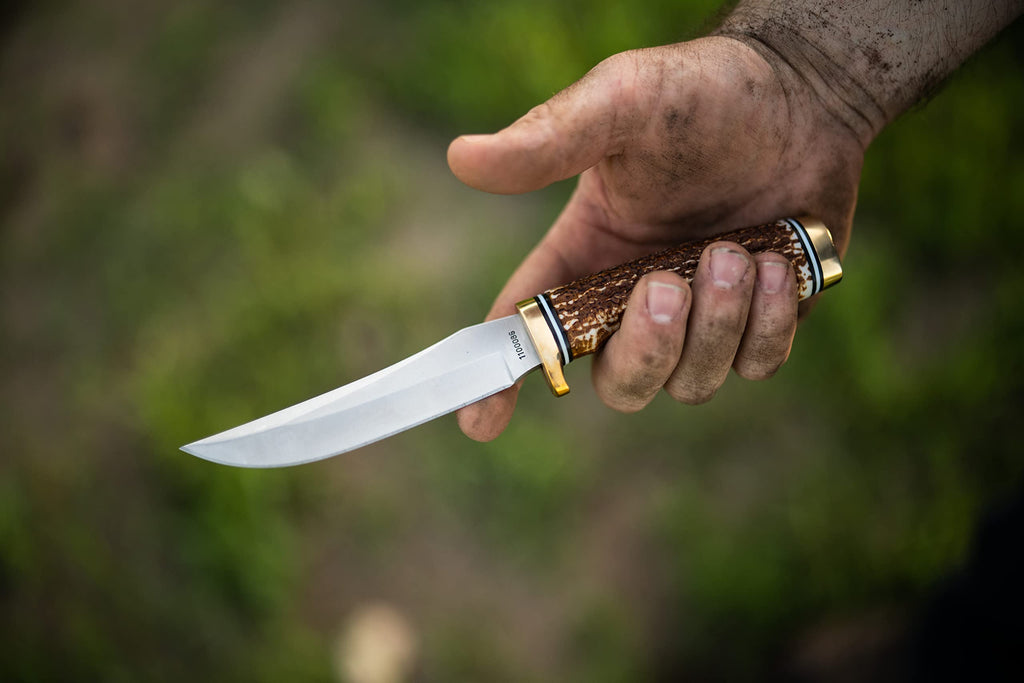 Uncle Henry 153UH Next Gen Golden Spike Knife with 5" High Carbon S.S. Fixed