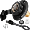 RVGUARD RV City Water Inlet, 3/4" NH Female to 1/2" NPT Male City Water Black S