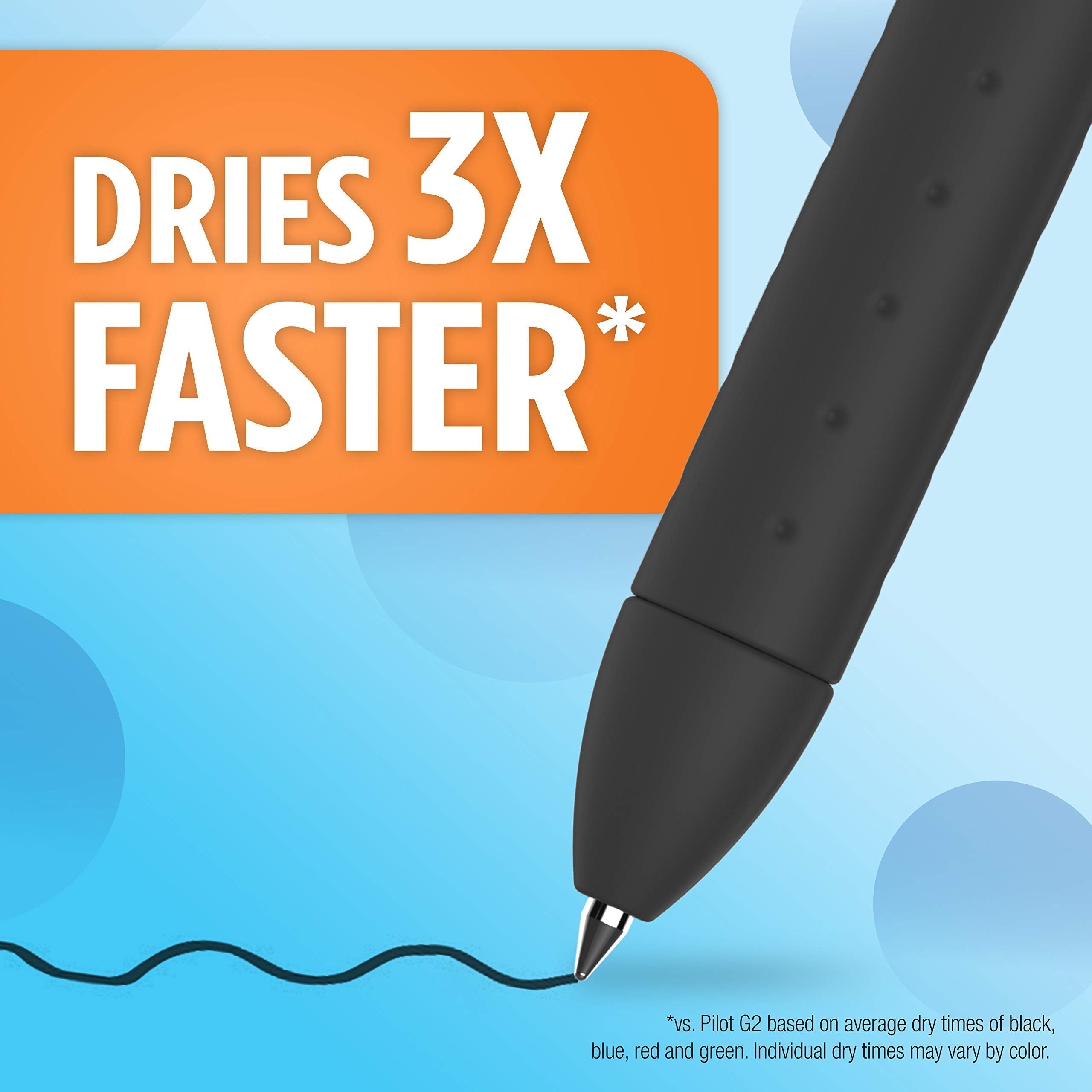 Paper Mate InkJoy Gel Pen, Fine Point, Black, Box of 12
