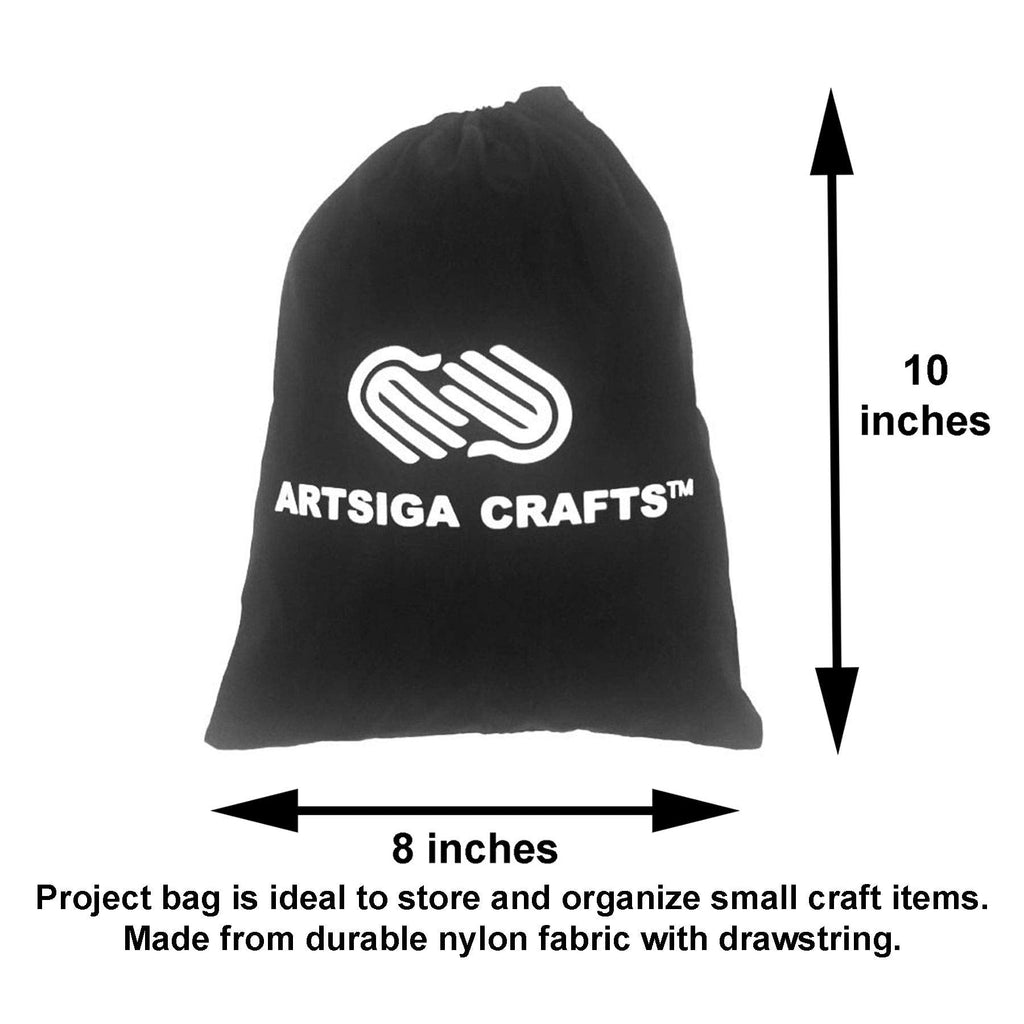 Regular Canvas Stretcher Bars 16 Inches x 3/4 Inch 4-Pack with Small Project Bag
