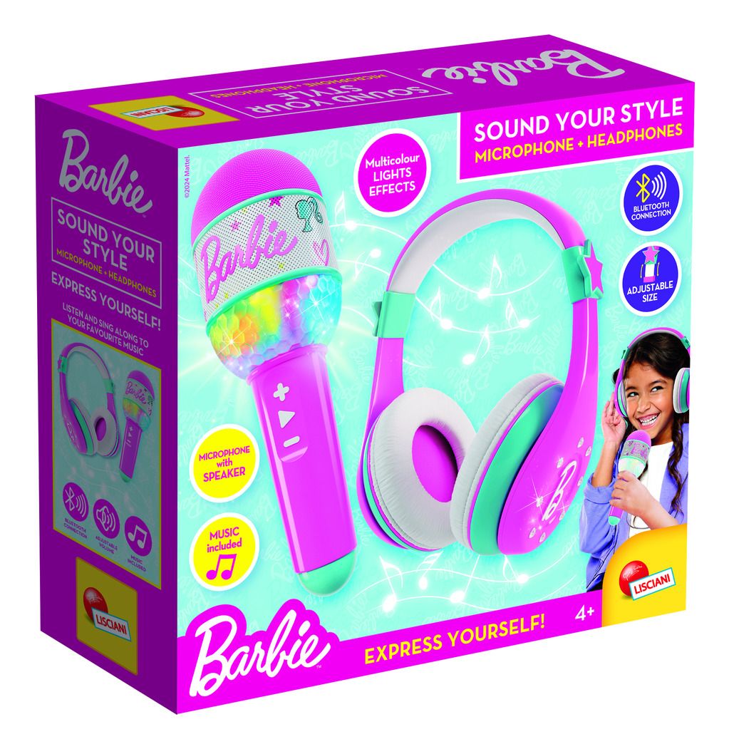 Barbie Bluetooth Microphone & Headphones