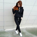 Autumn and winter hooded suit sweater