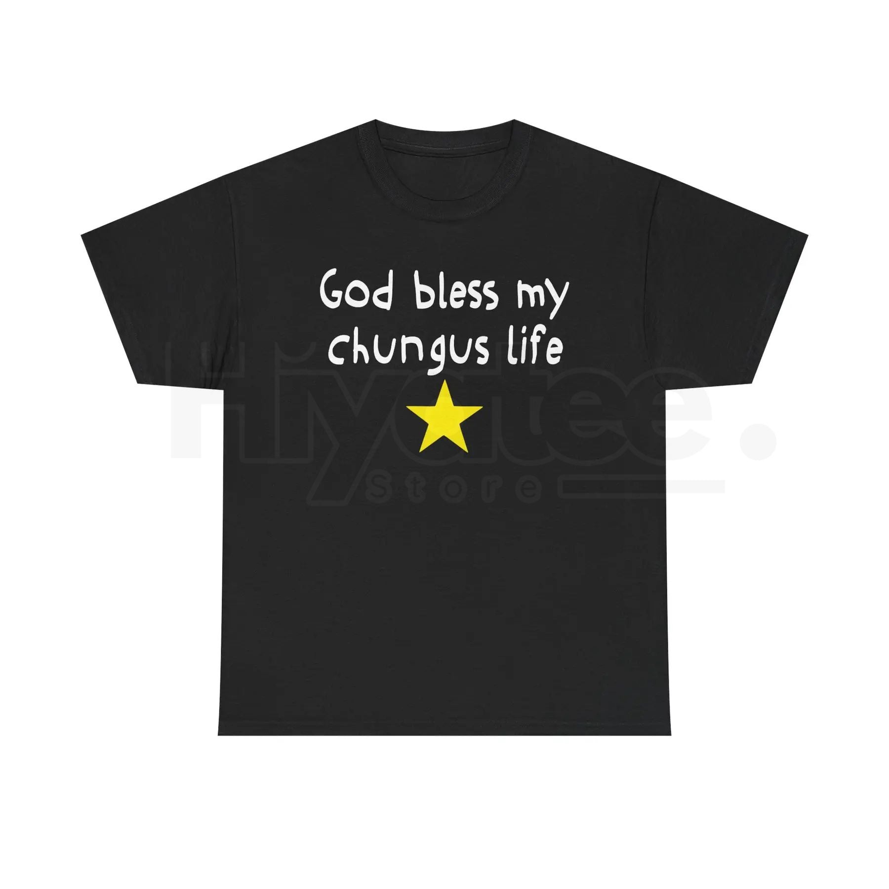 "God Bless My Chungus Life" Funny Meme T-Shirt – 100% Cotton Graphic Tee