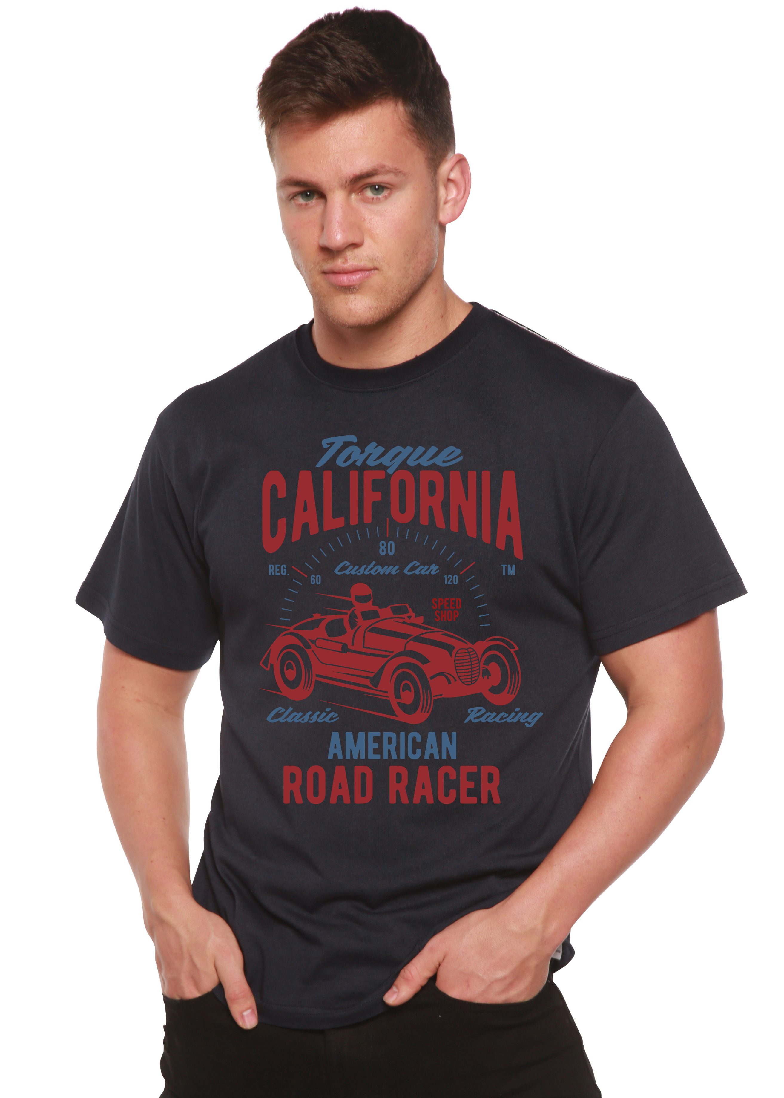 Torque California Spun Bamboo® Men's Bamboo Viscose/Organic Cotton Short Sleeve Graphic T-Shirt