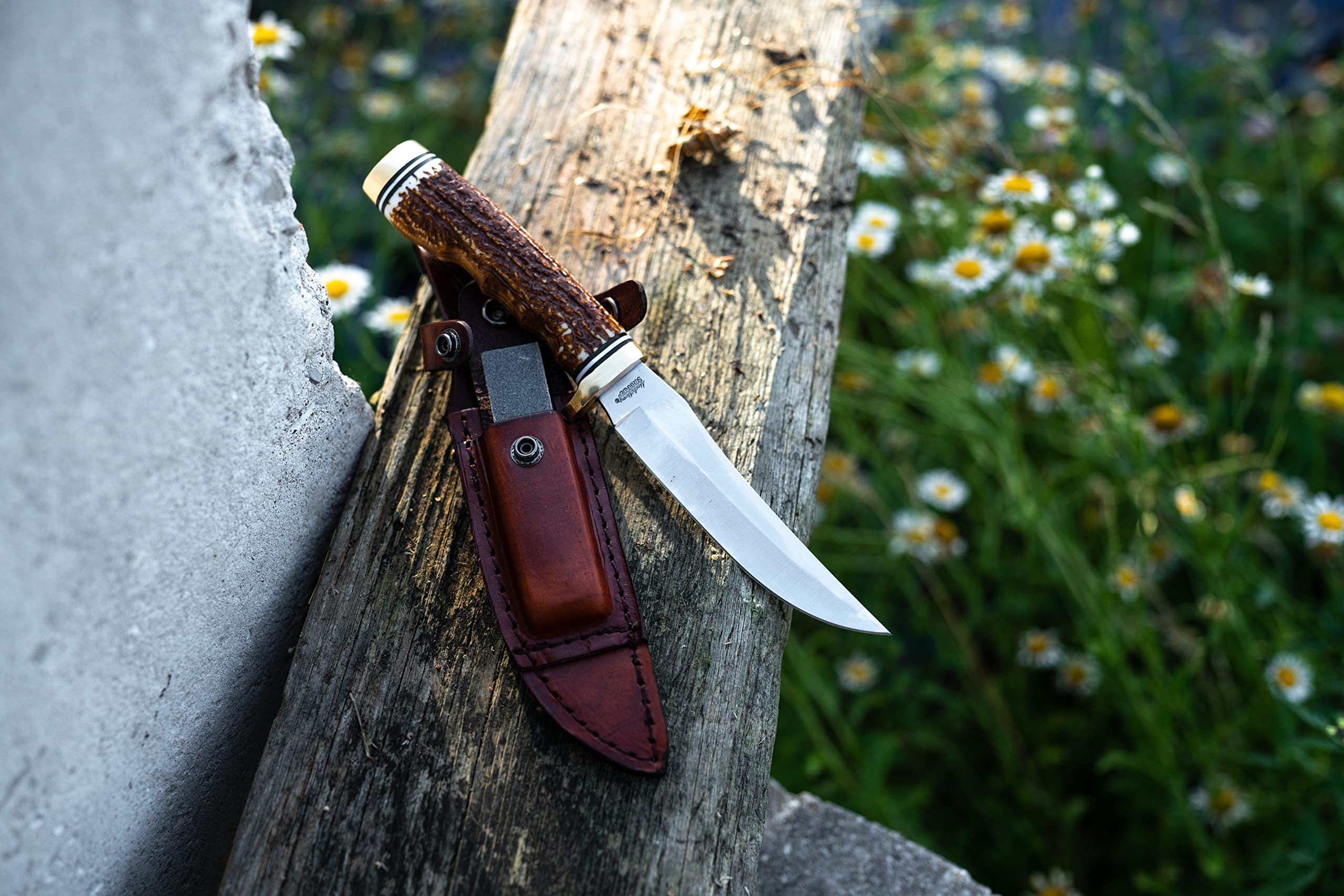 Uncle Henry 153UH Next Gen Golden Spike Knife with 5" High Carbon S.S. Fixed