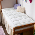 Bedsure Twin XL Mattress Pad /Topper Deep Pocket Fits 8"-21" Mattresses White