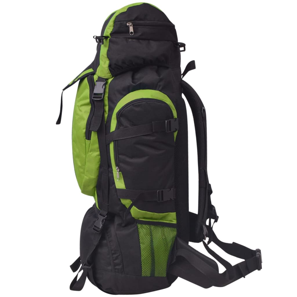 NNEVL Hiking Backpack XXL 75 L Black and Green